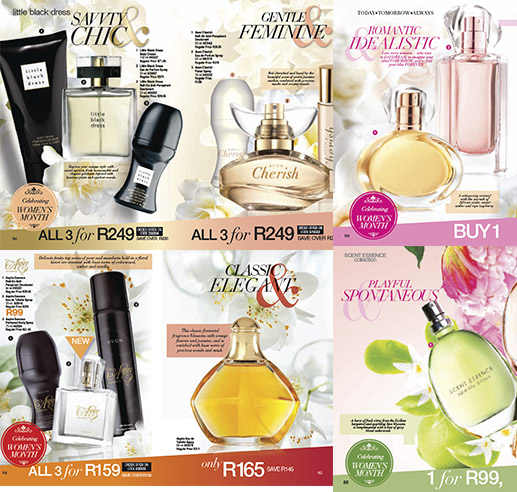 Avon Fragrance personalities